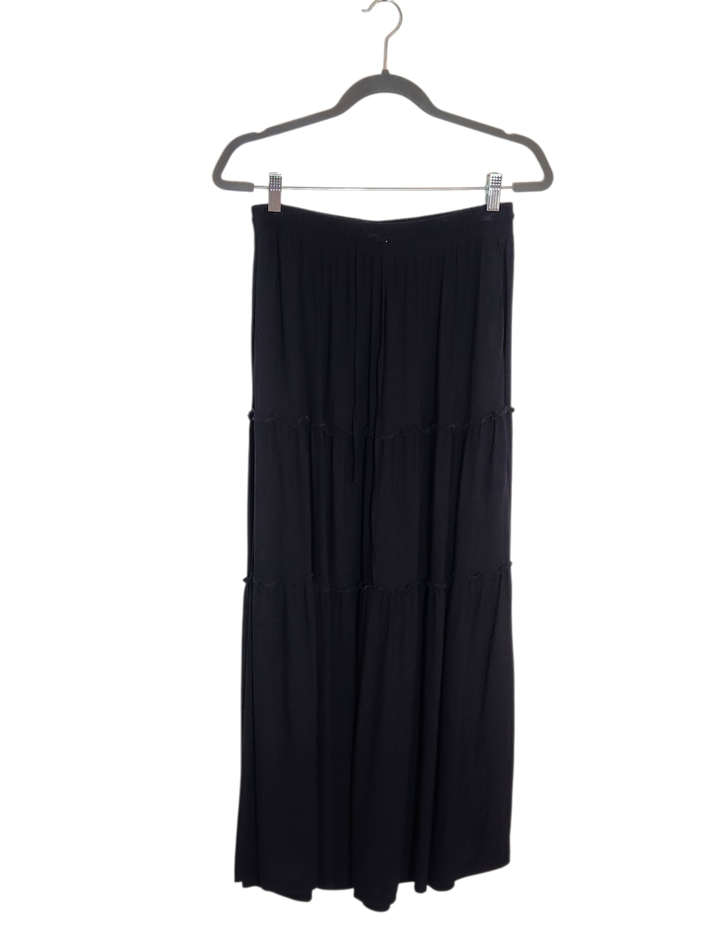 VTSGN Black Tiered Maxi Skirt Size Medium
